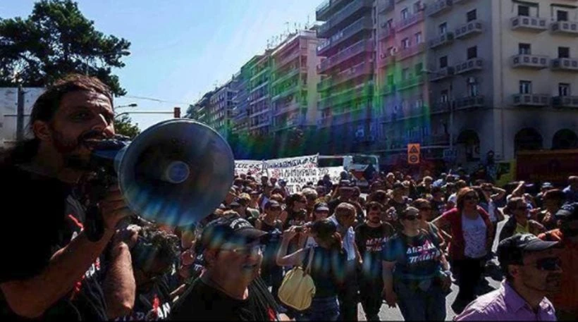 Θεσσαλονίκη: Στους δρόμους μέλη της Πρωτοβουλίας Αλληλεγγύης για το Αφρίν